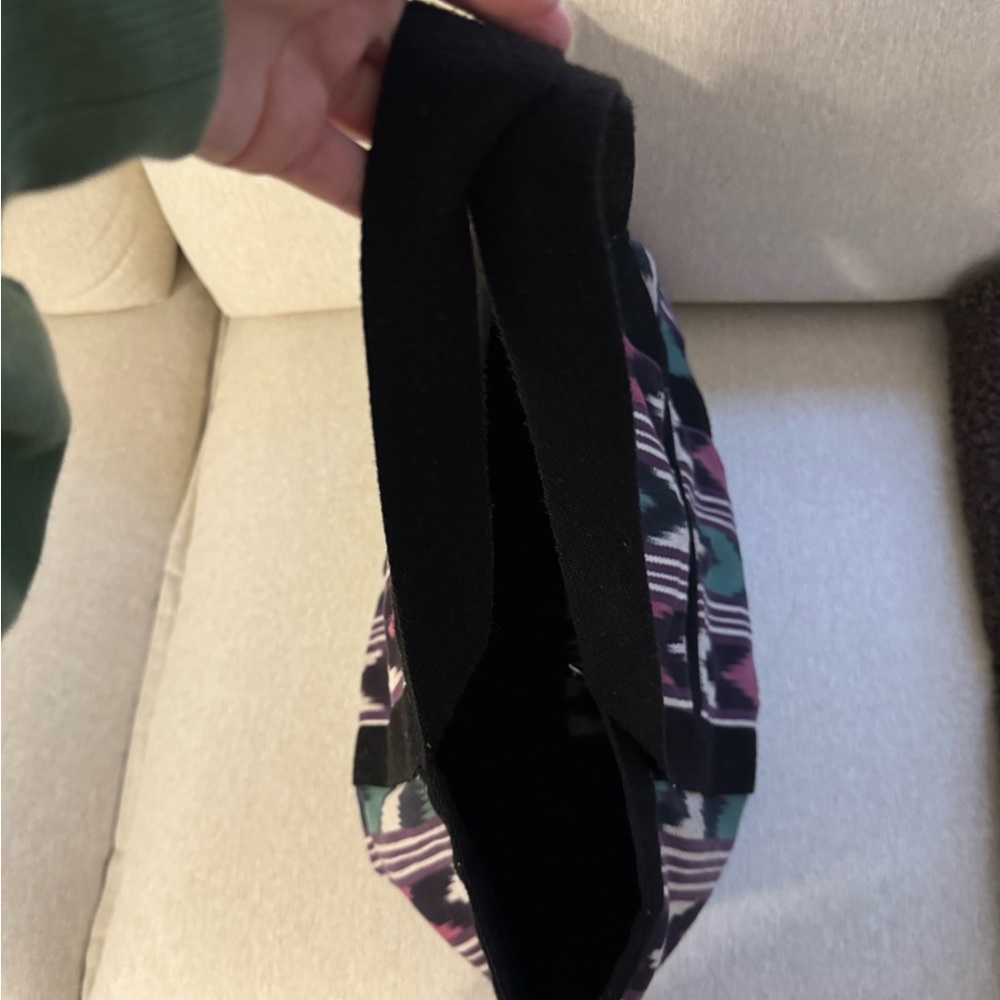 Isabel Marant Purple and Green Chevron Tote - Picture 6 of 7